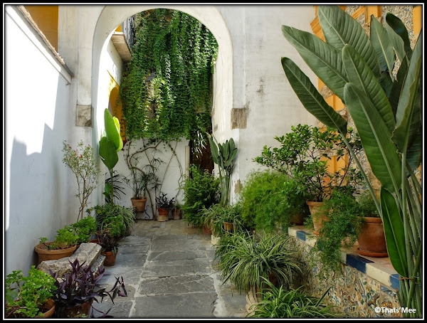 Séville Hôtel Casas de la Juderia patio couloir labyrinthe