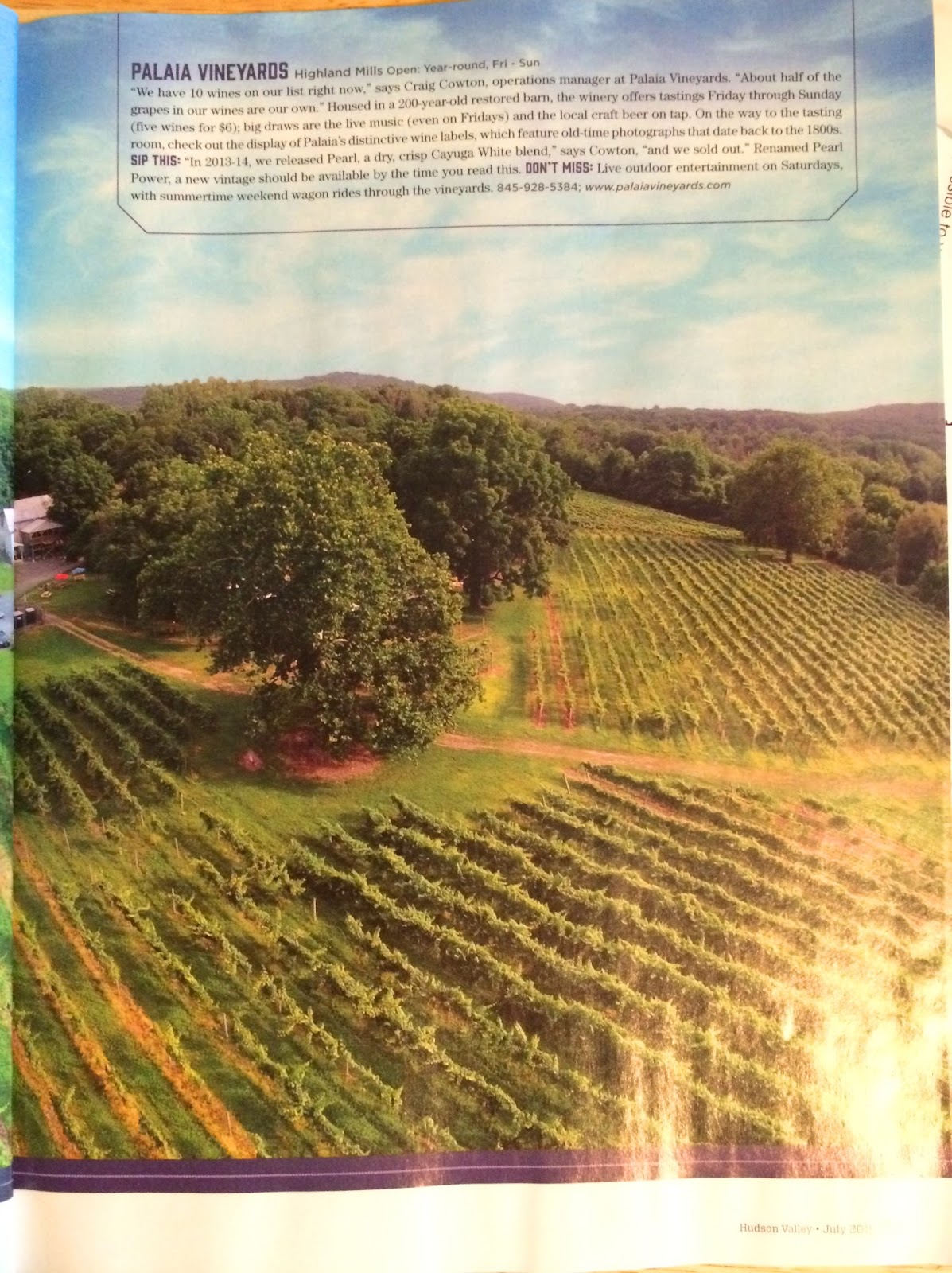 East Coast Wineries Hudson Valley Wineries Shine in Hudson Valley magazine Wine Issue July 2015!