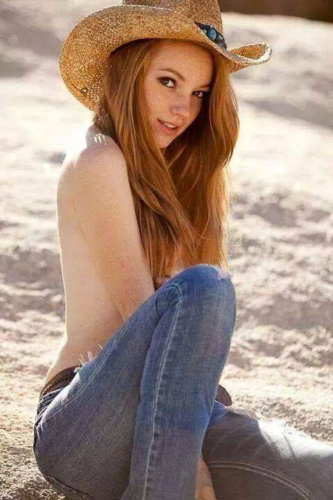 Redhead cowgirl
