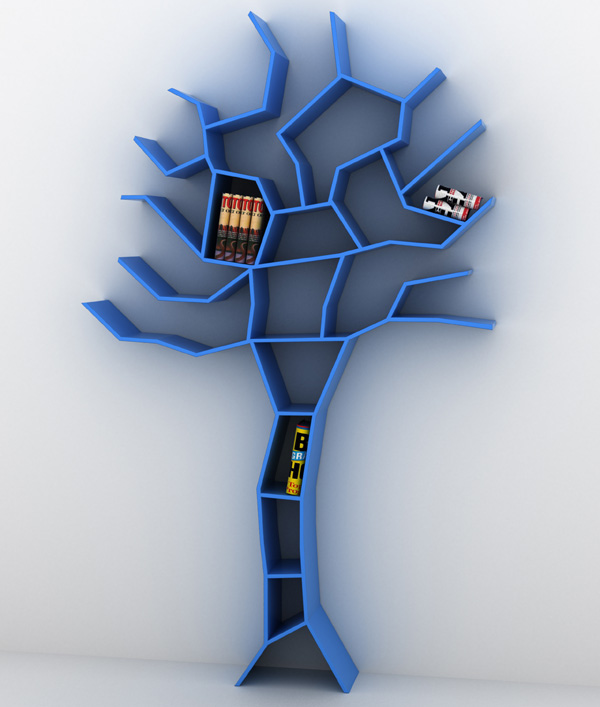 Das Tree Bookcase Design By Roberto Corazza