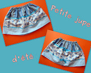 La garderobe été de Mathilde . (jupebleue mathilde)