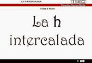 Palabras con h intercalada