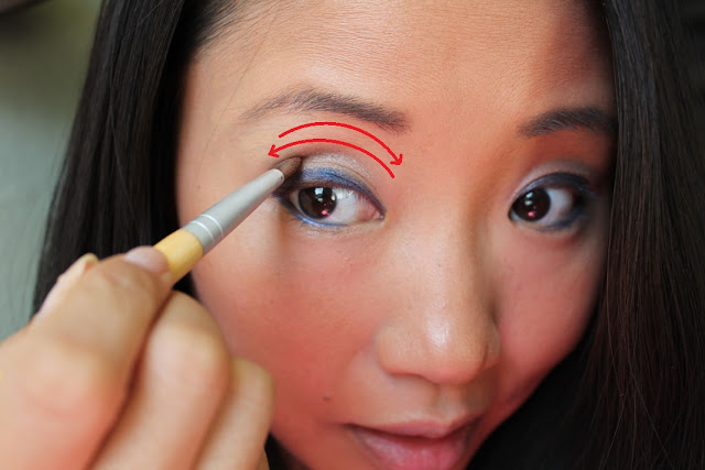 Asian Makeup Tips Blue Eye Shadow