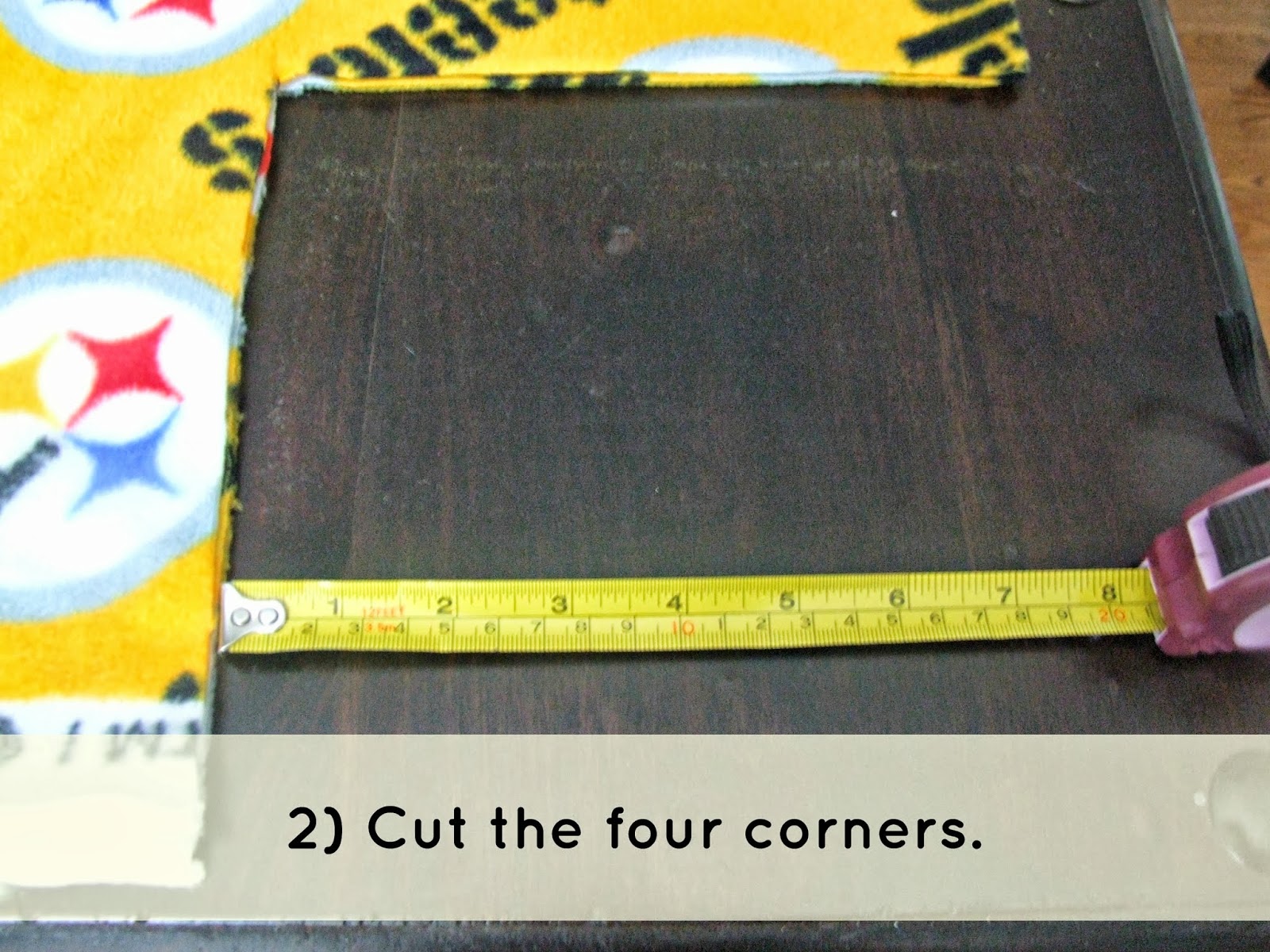 so gezellig DIY > no sew tie blanket