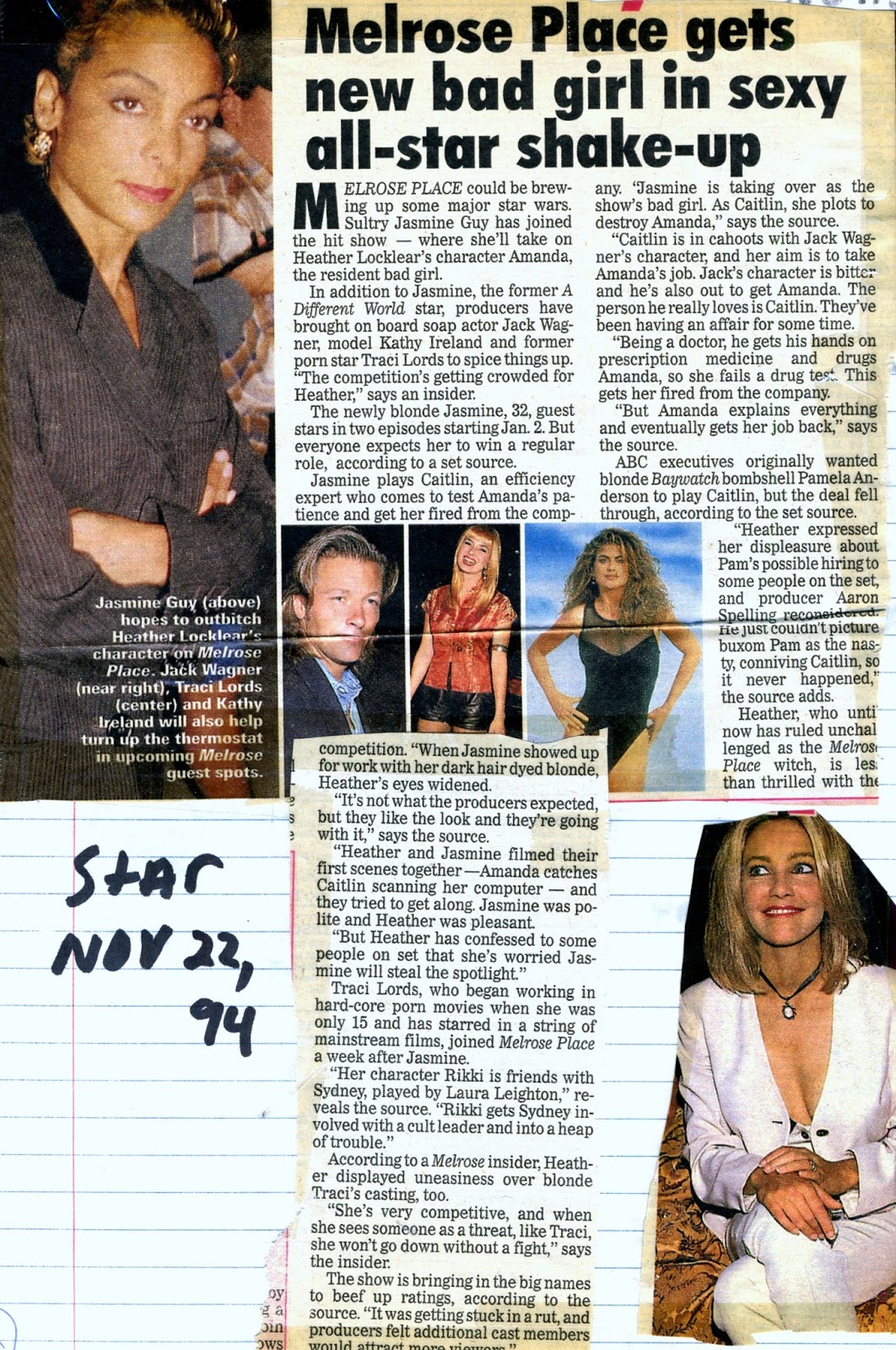 The Soap Opera Saga Melrose Place Gets New Bad Girl In Sexy AllStar