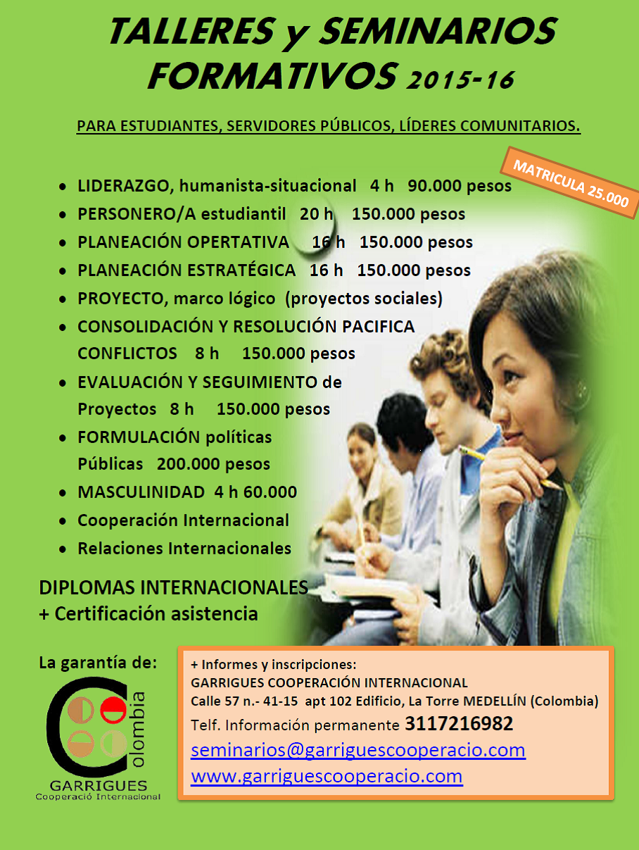 NUEVOS SEMINARIOS EN LA SEDE DE MEDELLÍN