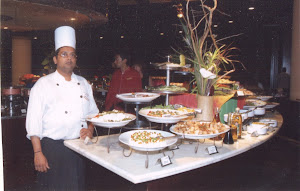 SUPERVISE AND ACTIVELY PARTICIPATE THE INTERNATIONAL THEME BUFFET FROM G-R-T HOTEL, CHENNAI, INDIA