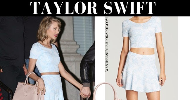 Taylor Swift's $746 Matching Top and Skirt Look So Similar to This