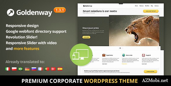 Goldenway v1.0.7 – ThemeForest Premium WordPress Theme