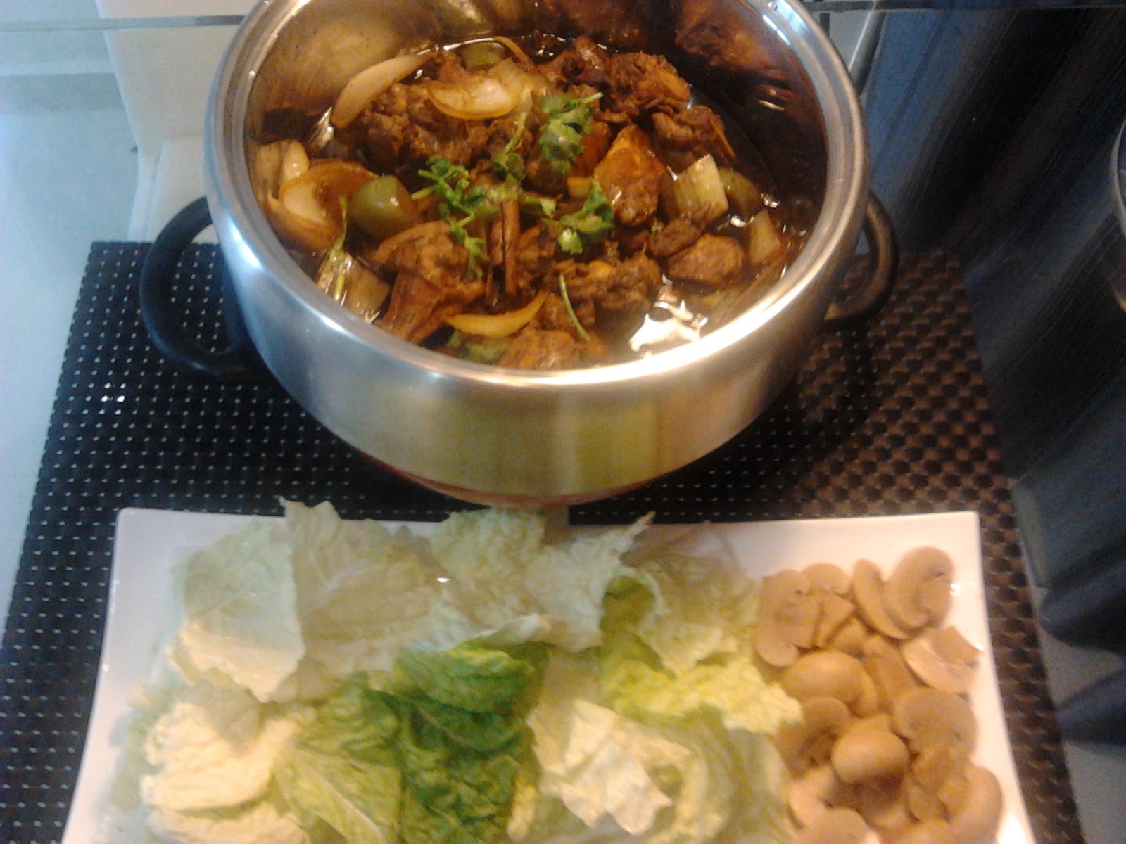 Chicken Hot Pot with Celery and Green Pepper Shan's Recipes