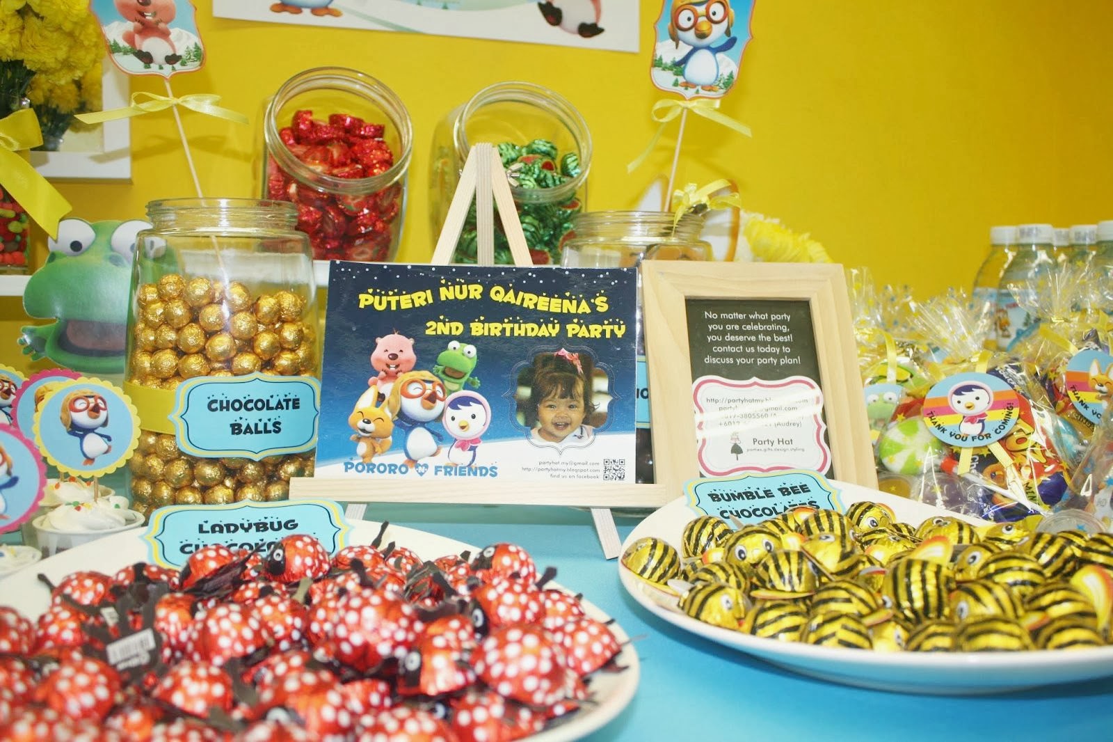 Party Hat Glass (Candy) Jar for Rental