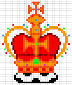 Minecraft Pixel Art Templates: A Royal Crown