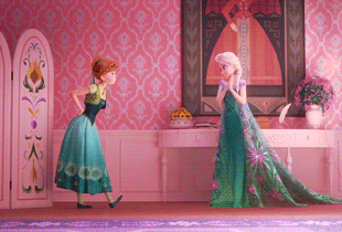 anna frozen spring dress