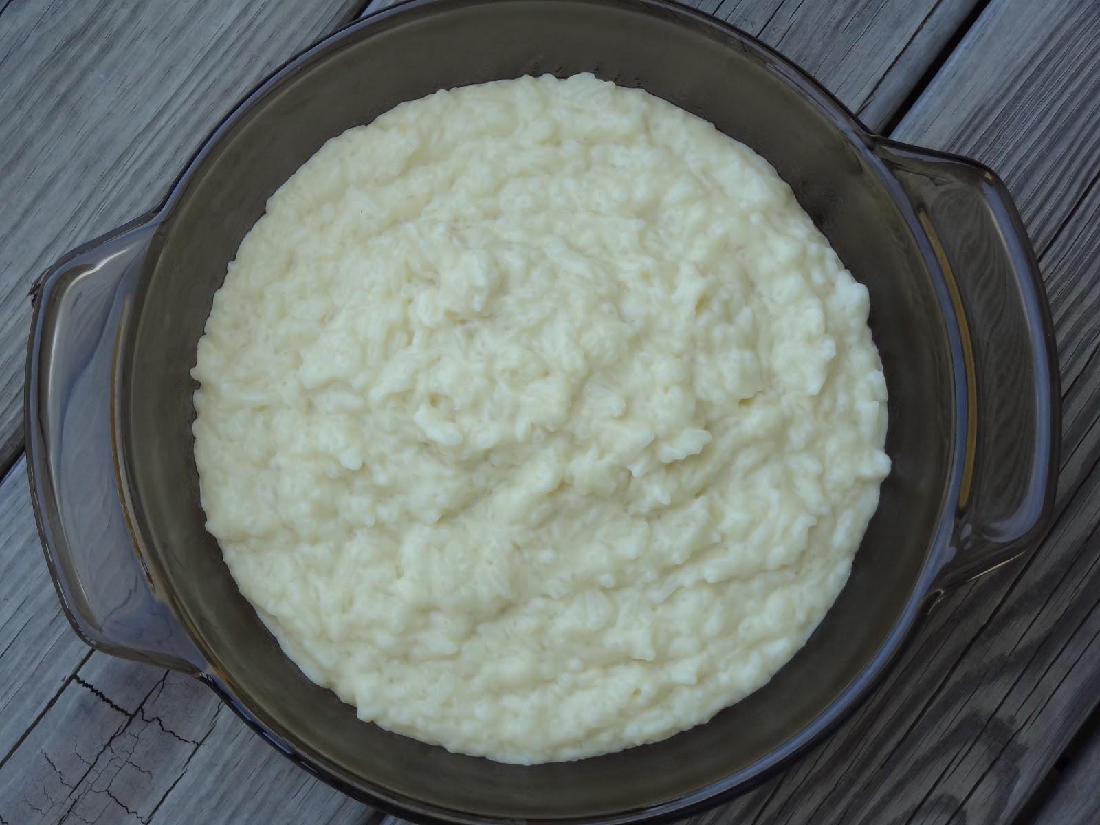 Jasmine rice pudding