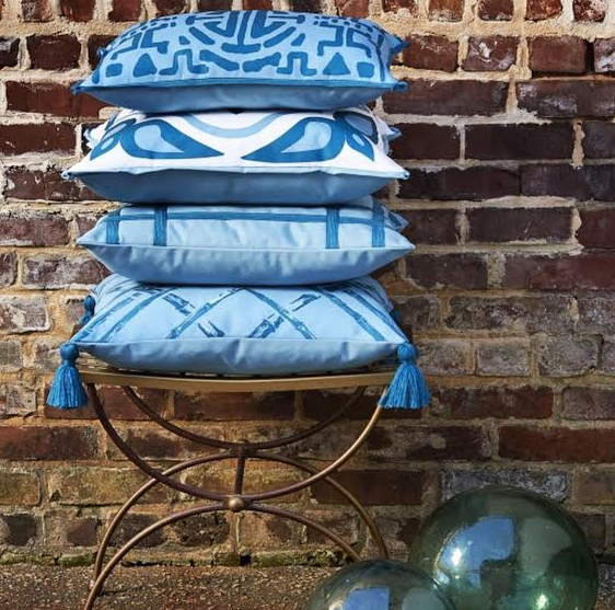 Lisa Mende Design Lacefield's New Outdoor Pillow Collection is Fabulous!