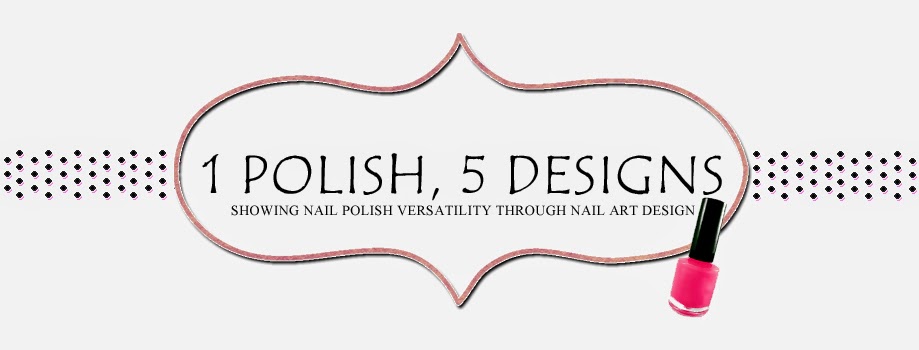 1 Polish, 5 Designs