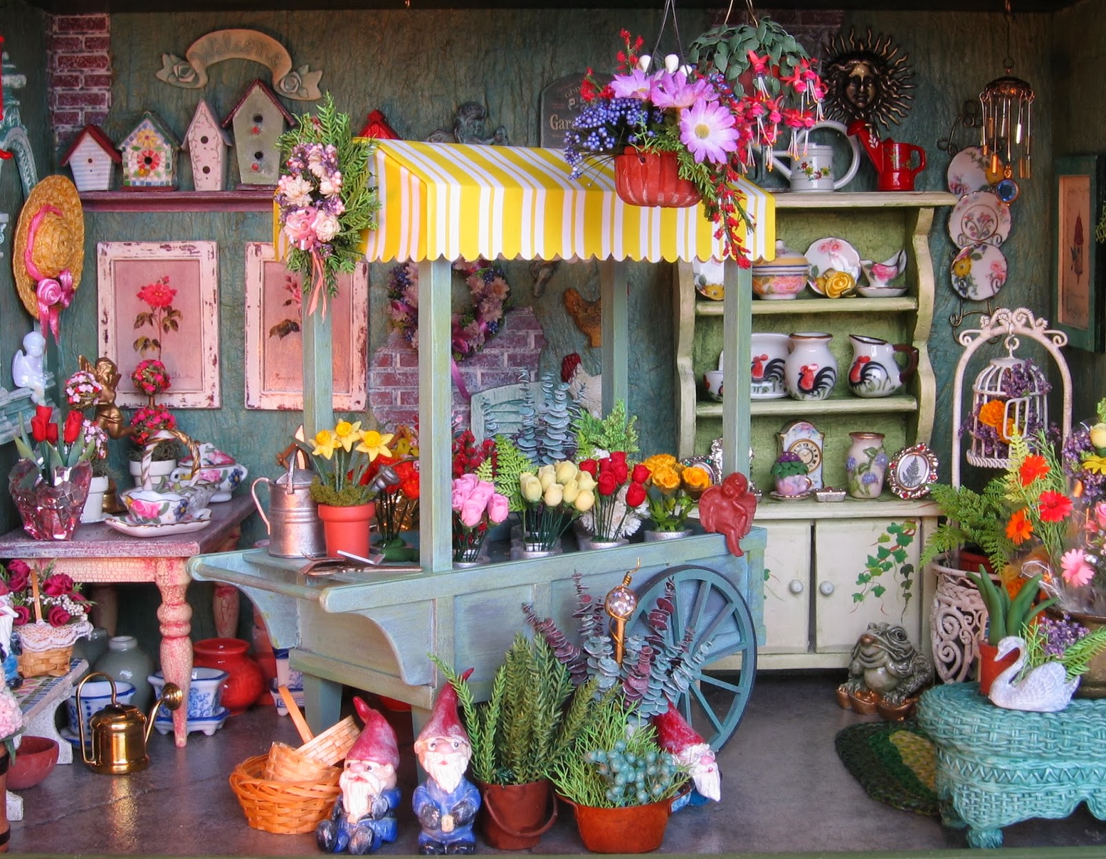 dollhouse flowers