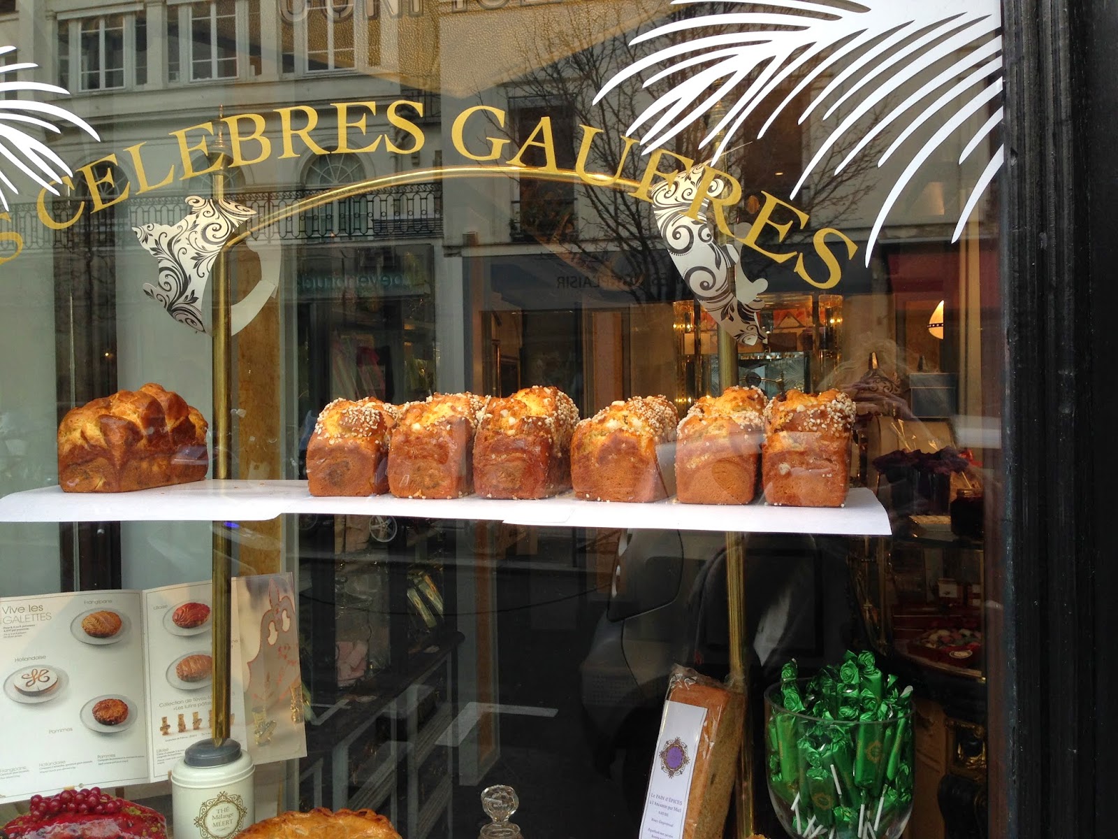 Focus On Paris Brioches in a window