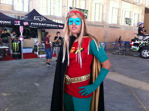 Stephanie Brown (Robin) en la Comic Con Spain 2012 Stephanie Brown (Robin) en la Comic Con Spain 2012