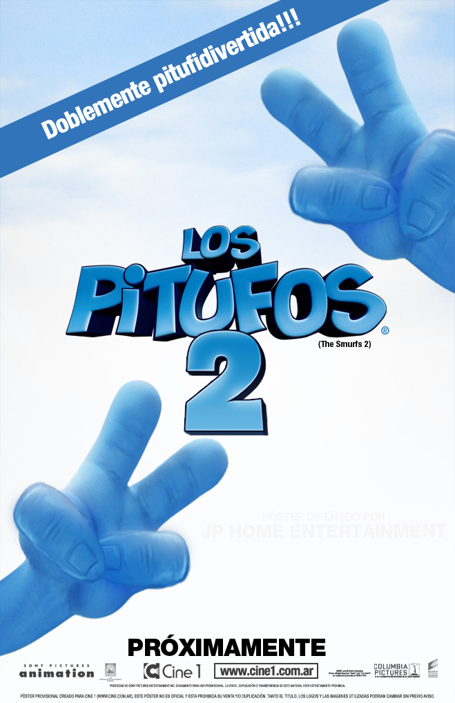 Los Pitufos 2: poster en español