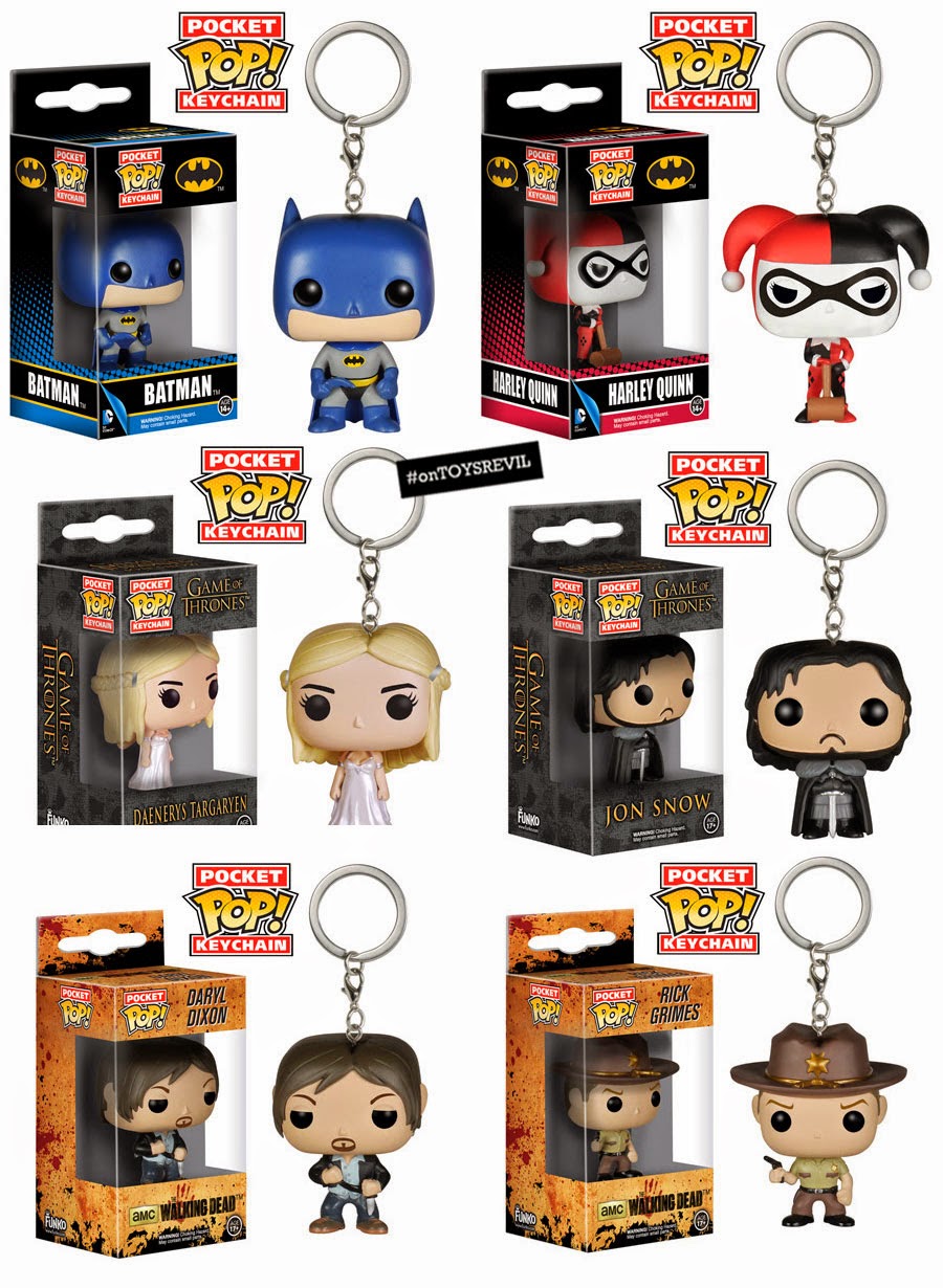 First Wave of Pocket Pop!'s Keychains by Funko Launches Fall 2014