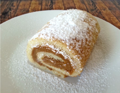 Rollito De Dulce De Leche.
