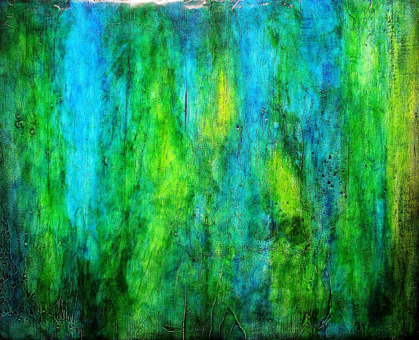 Abstract Painting Blue Green Element by mmedley on Etsy Abstract Painting Blue Green Element by mmedley on Etsy