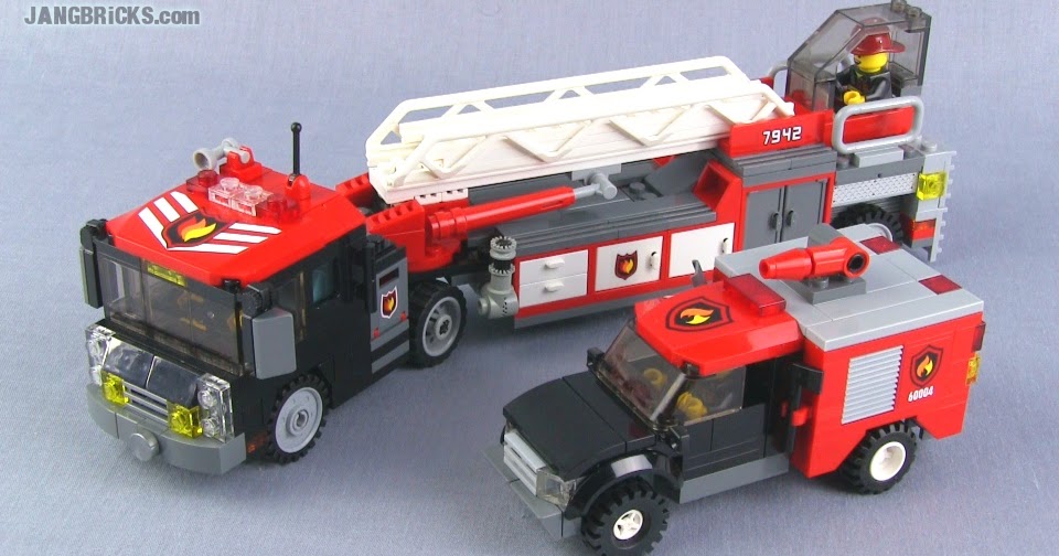 lego tiller fire truck