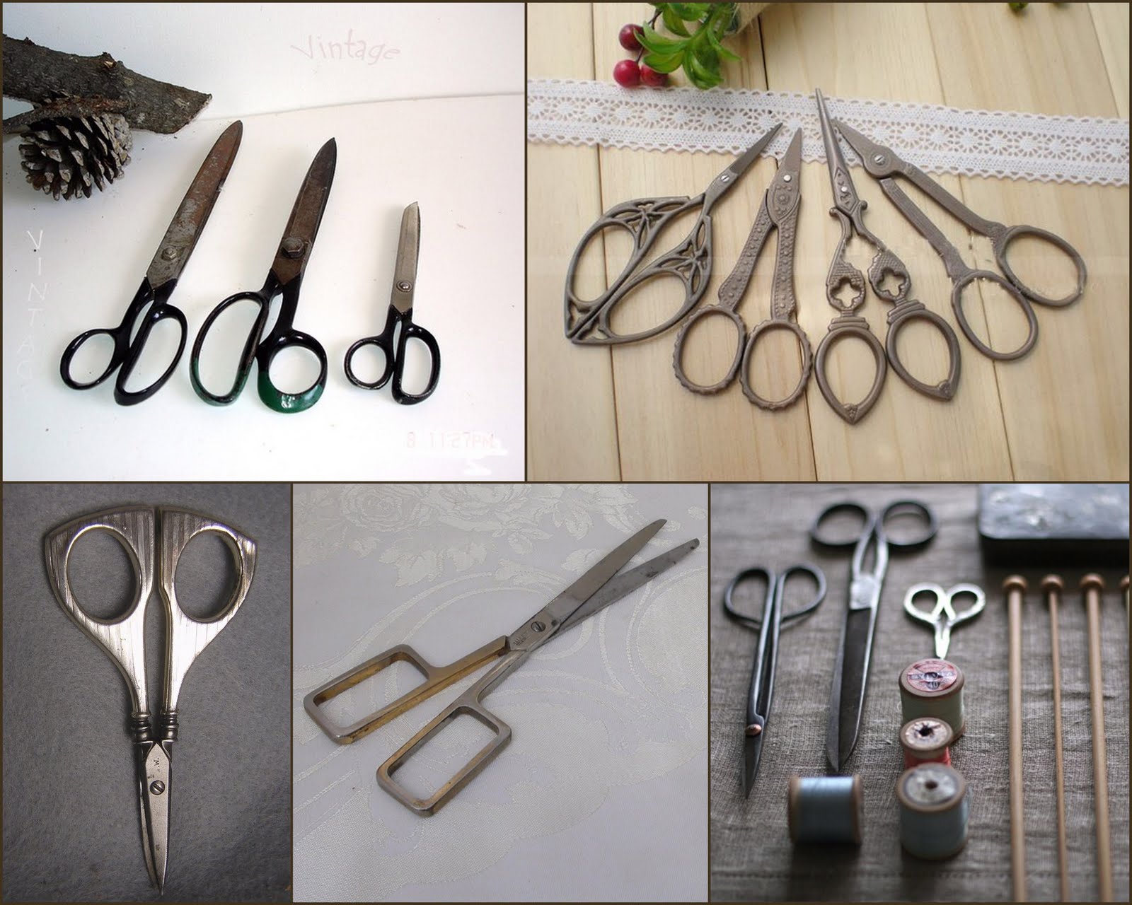 vintage sewing scissors