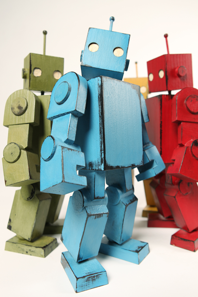 Mike Rivamonte R! Wood Robot