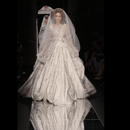Masterpiece of Elie Saab Wedding Gown Bridal Dress
