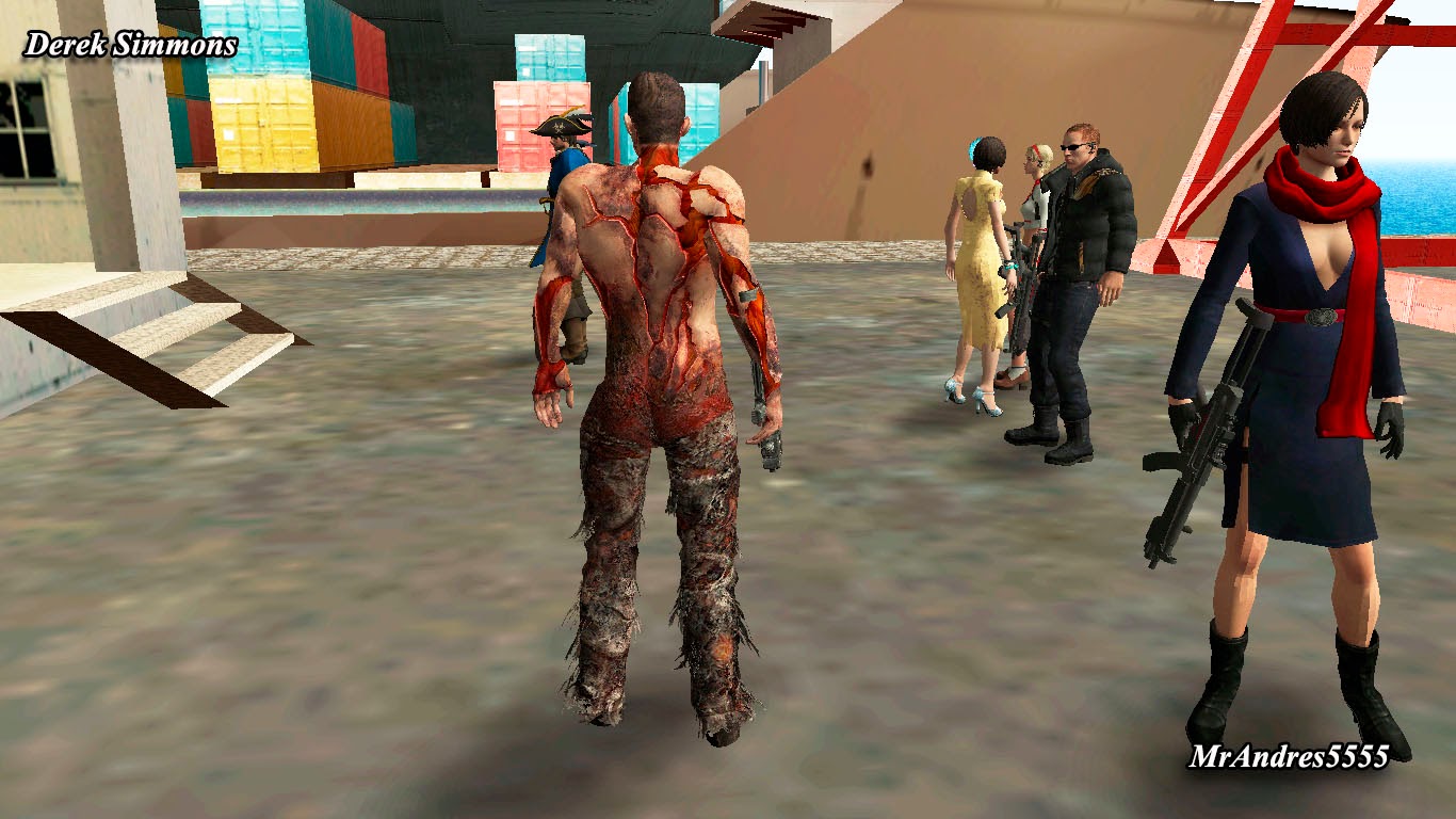 Skin Derek C Simmons Human Form Resident Evil 6 :GTA SA.