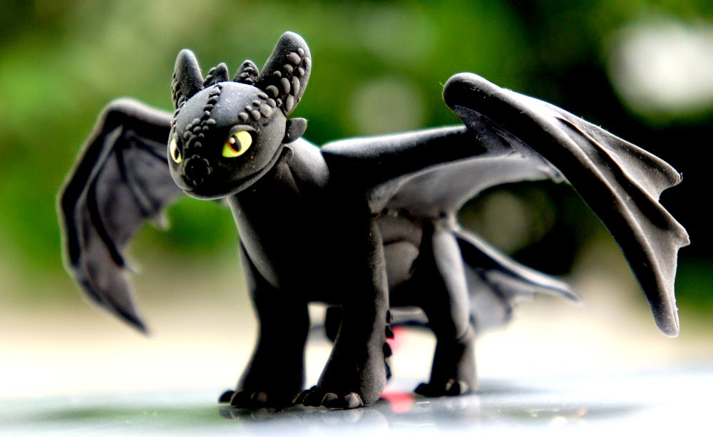 toothless clay model
