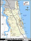 St Johns County Eagle Nests - Map