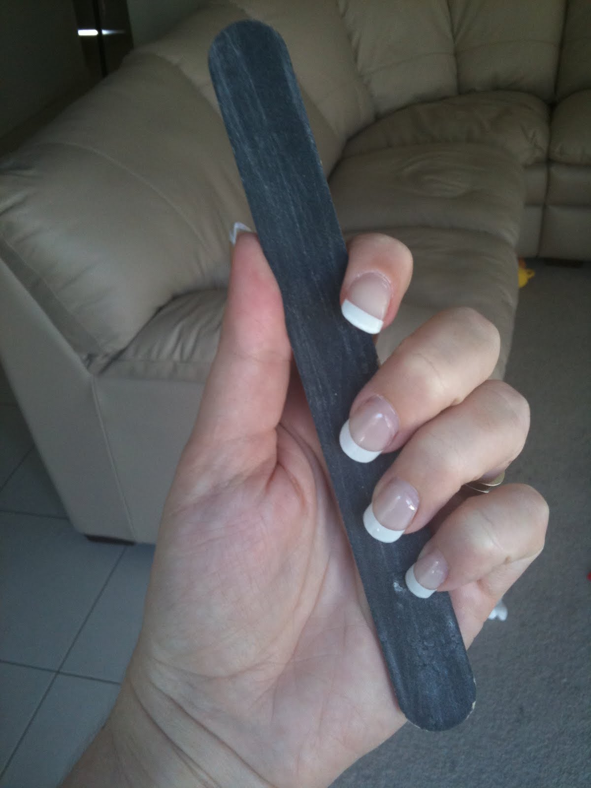 Filing+nails+in+public