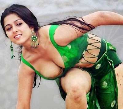 Charmi big cleavage asset show hot teasing seducing erotic