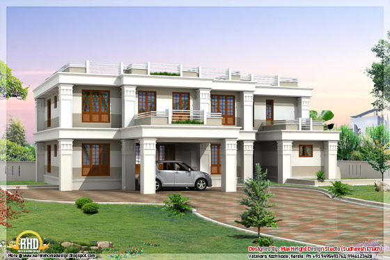 3060 square feet luxury Kerala home design - May 2012