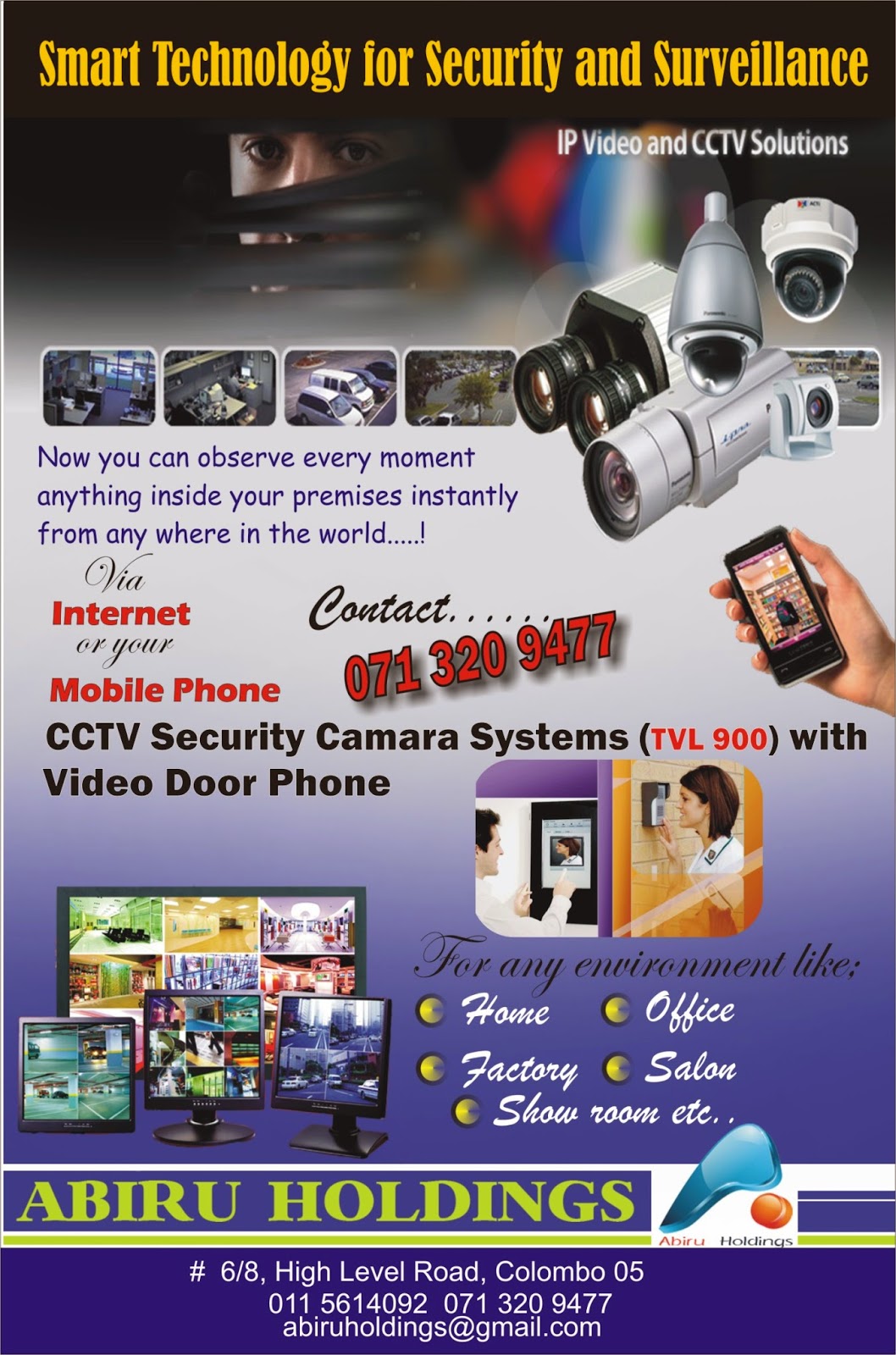 Abiru Holdings, HIKVISION Authorized GOLD DEALER of Srilanka Complete Security Solutions for