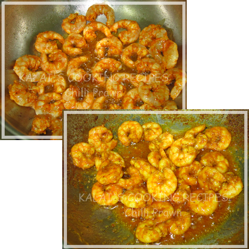 Hot & Spicy Dry Chilli Prawn Indian Recipe