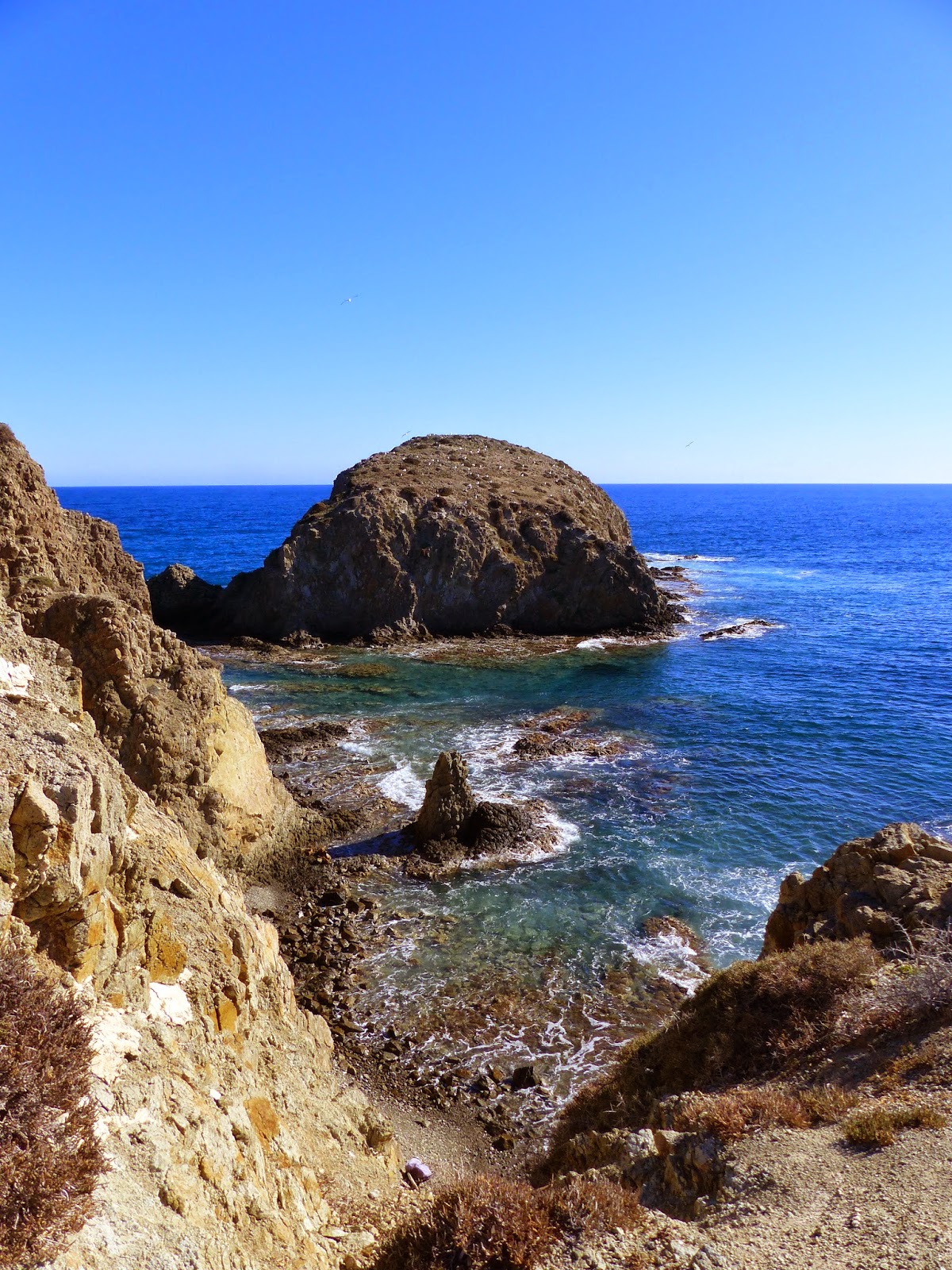 The rocky outcrop at La Isleta