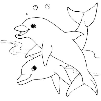 Free Coloring Sheets  Kids on Pages   Dolphin Free Coloring Sheet For Kids   Free Kid Coloring Pages