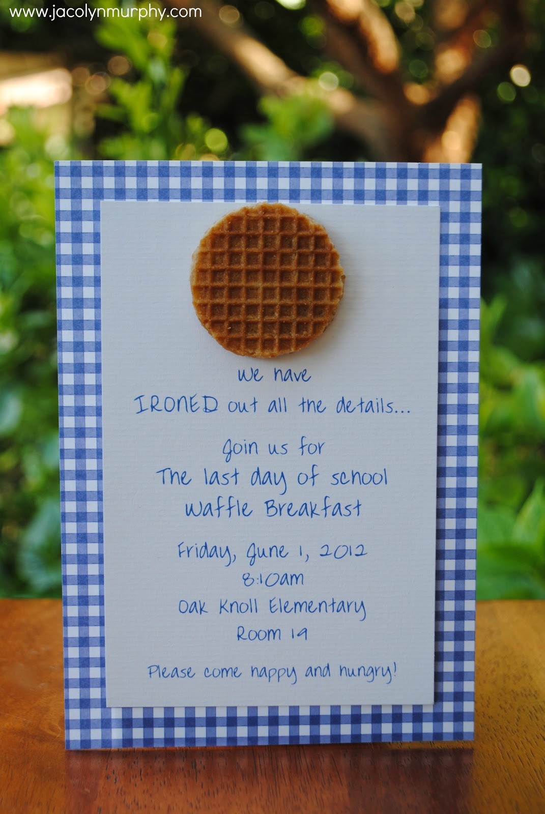 Jac o' lyn Murphy: Waffle Party!