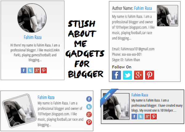 Blogger İçin Yazar Hakkında Eklentisi Blogger İçin Yazar Hakkında Eklentisi