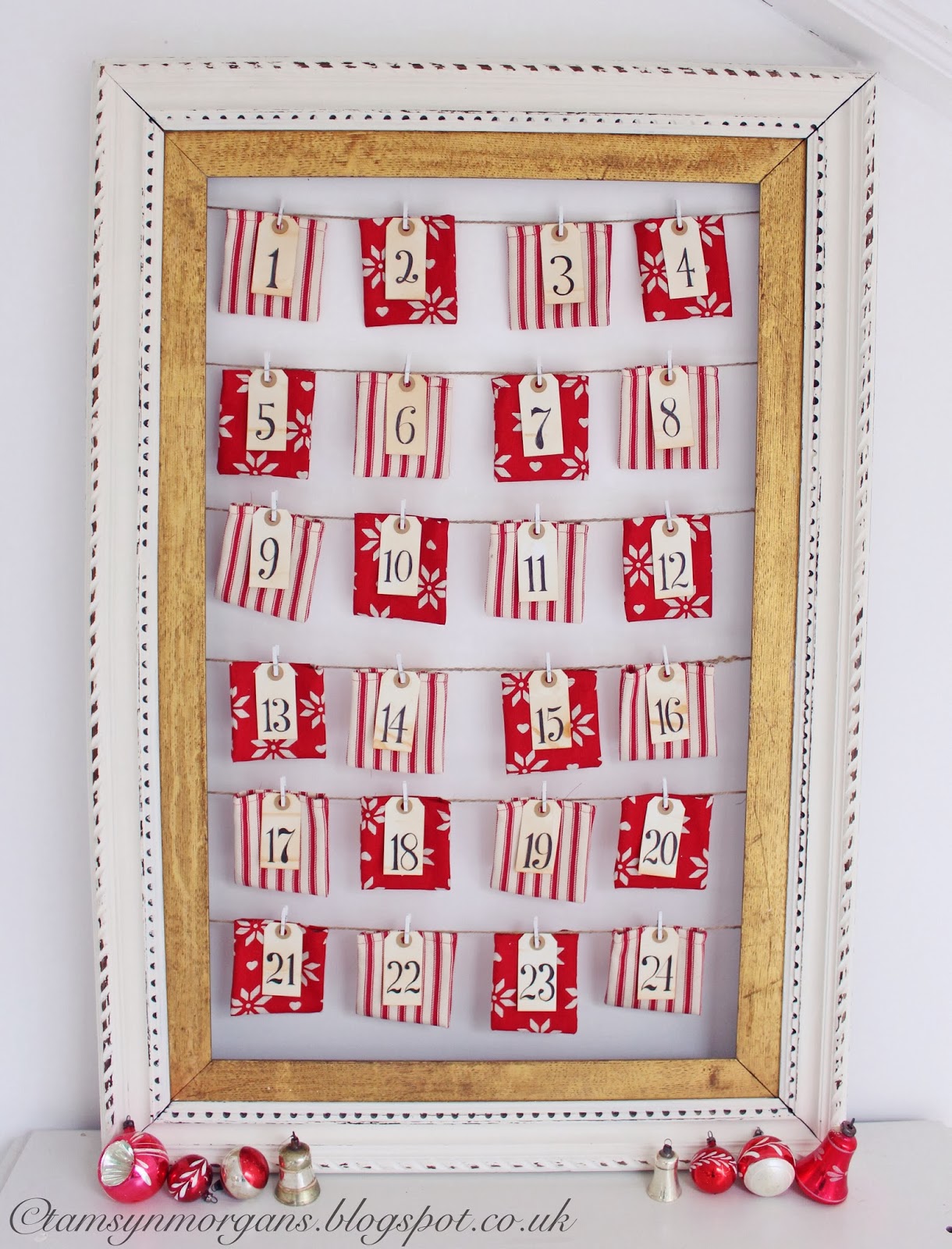 Homemade Advent Calendar The Villa on Mount Pleasant