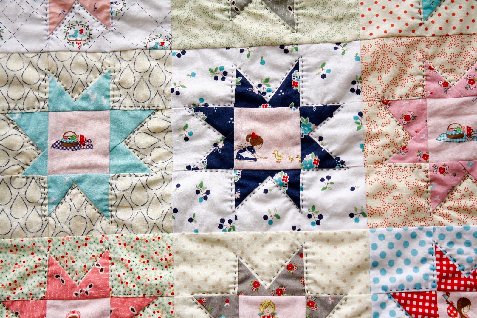 Why Not Sew? ☆ Country Girls Stars Quilt
