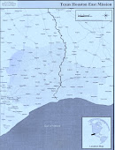 Map of the Texas Houston East Mission