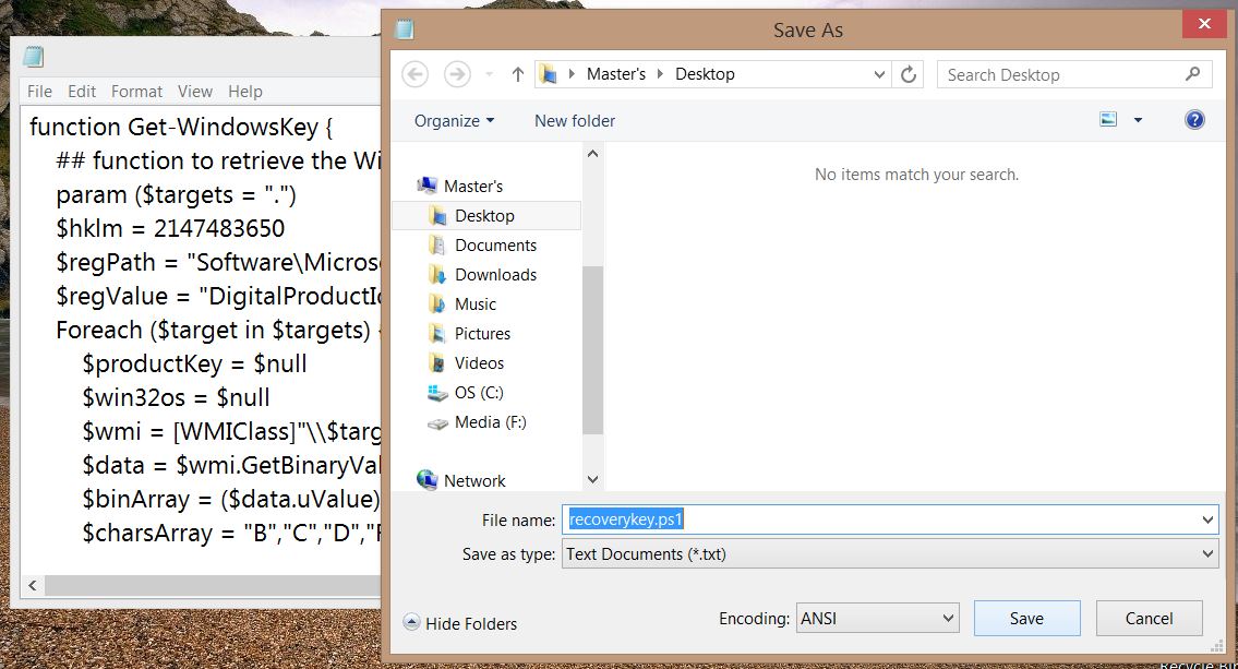 How to find Windows 8/8.1 product key using simply Notepad