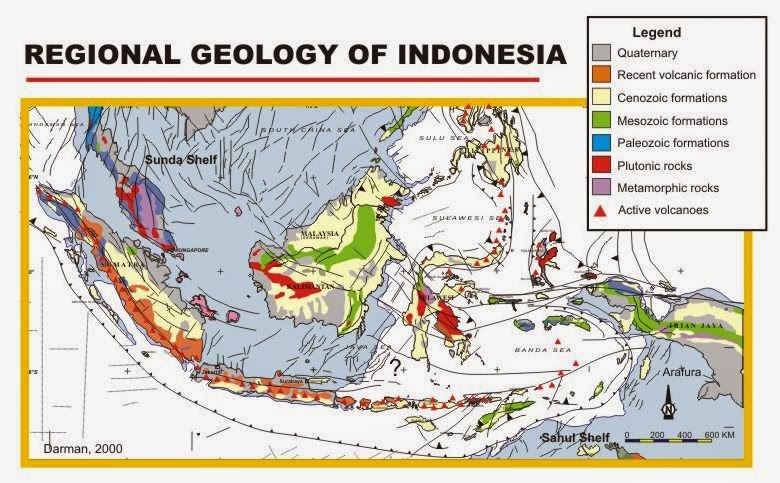 Peta Geologi Regional Indonesia | GEOTOUR INDONESIA