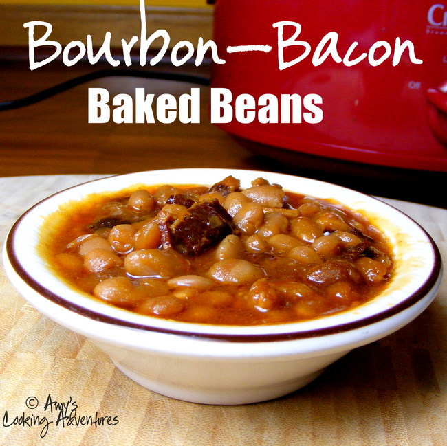 Crockpot Bacon Bourbon Baked Beans