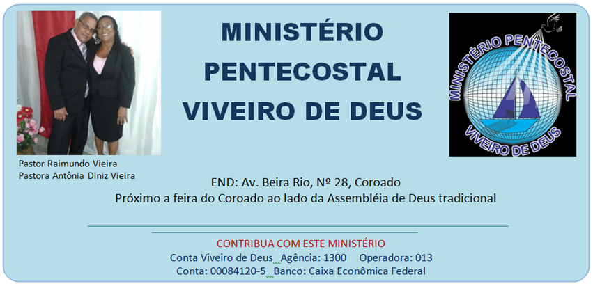 MINISTÉRIO PENTECOSTAL VIVEIRO DE DEUS